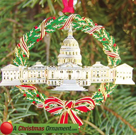 1995 U.S. Capitol Wreath Ornament