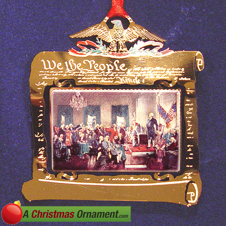 Purchase your 1998 Signing of the Constitution Ornament online at achristmasornament.com - 
Have a Merry Christmas and Happy Holidays