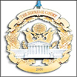 Purchase your 2000 Supreme Court Ornament online at achristmasornament.com - Have a Merry Christmas and Happy Holidays