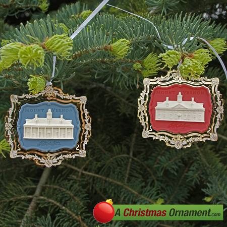 Purchase your 2001 Collectible Mount Vernon Set of Ornaments online at achristmasornament.com - 
Have a Merry Christmas and Happy Holidays