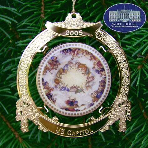 Purchase your Official US Capitol 2005 Apotheosis of George Washington Ornament online at achristmasornament.com - 
Have a Merry Christmas and Happy Holidays